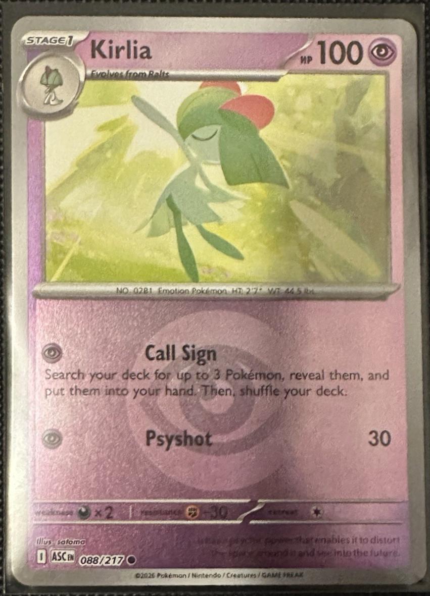 Ascended Heroes Kirlia [Energy] Pokémon card